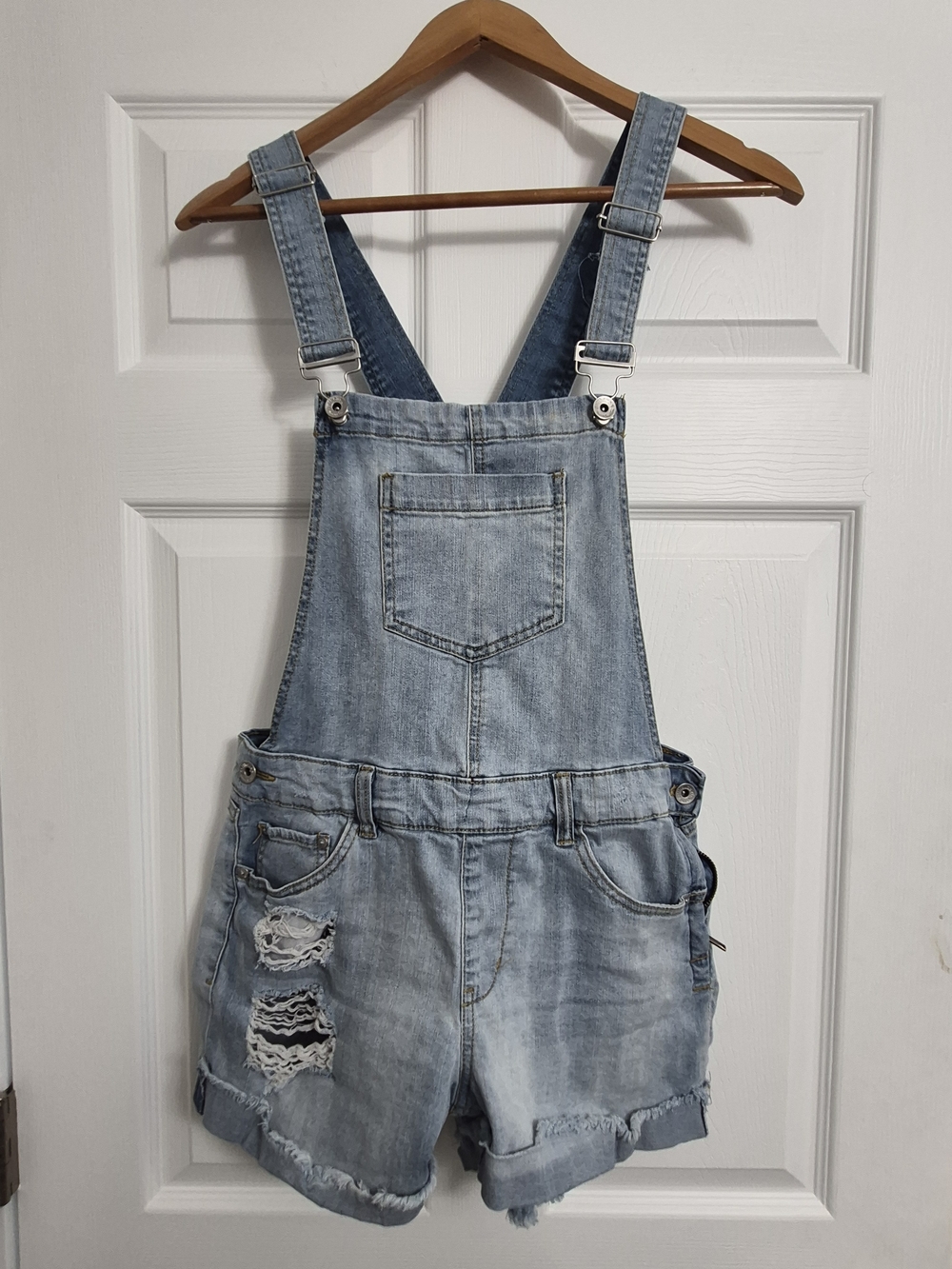 Dollhouse Light Blue Denim Overalls